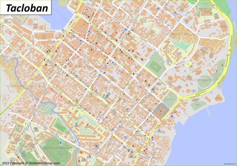 downtown tacloban city map|Tacloban Map, Map of Tacloban city.